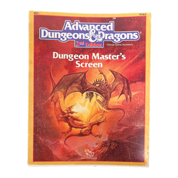 AD&D | Dungeon Master's Screen | Used - Worn Screen